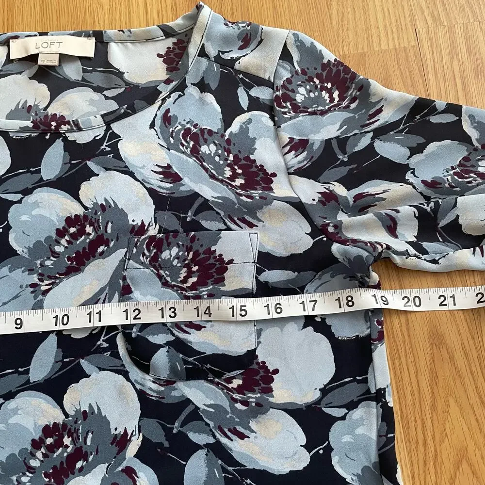 Loft floral blouse